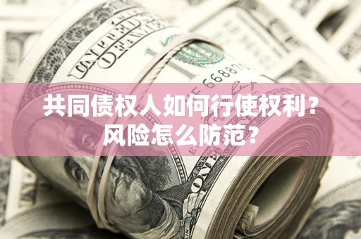 北京共同债权人如何行使权利？风险怎么防范？