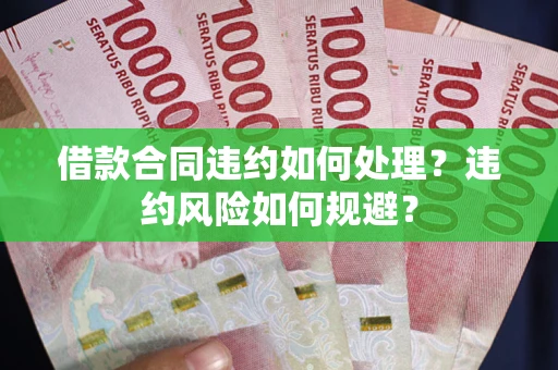 北京借款合同违约如何处理？违约风险如何规避？
