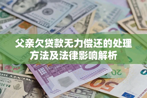 北京父亲欠贷款无力偿还的处理方法及法律影响解析