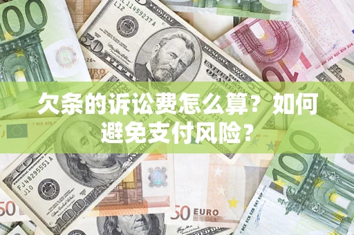 北京欠条的诉讼费怎么算？如何避免支付风险？